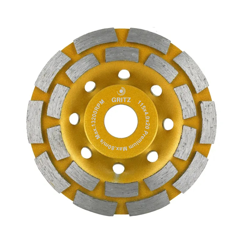 Double row grinding wheel