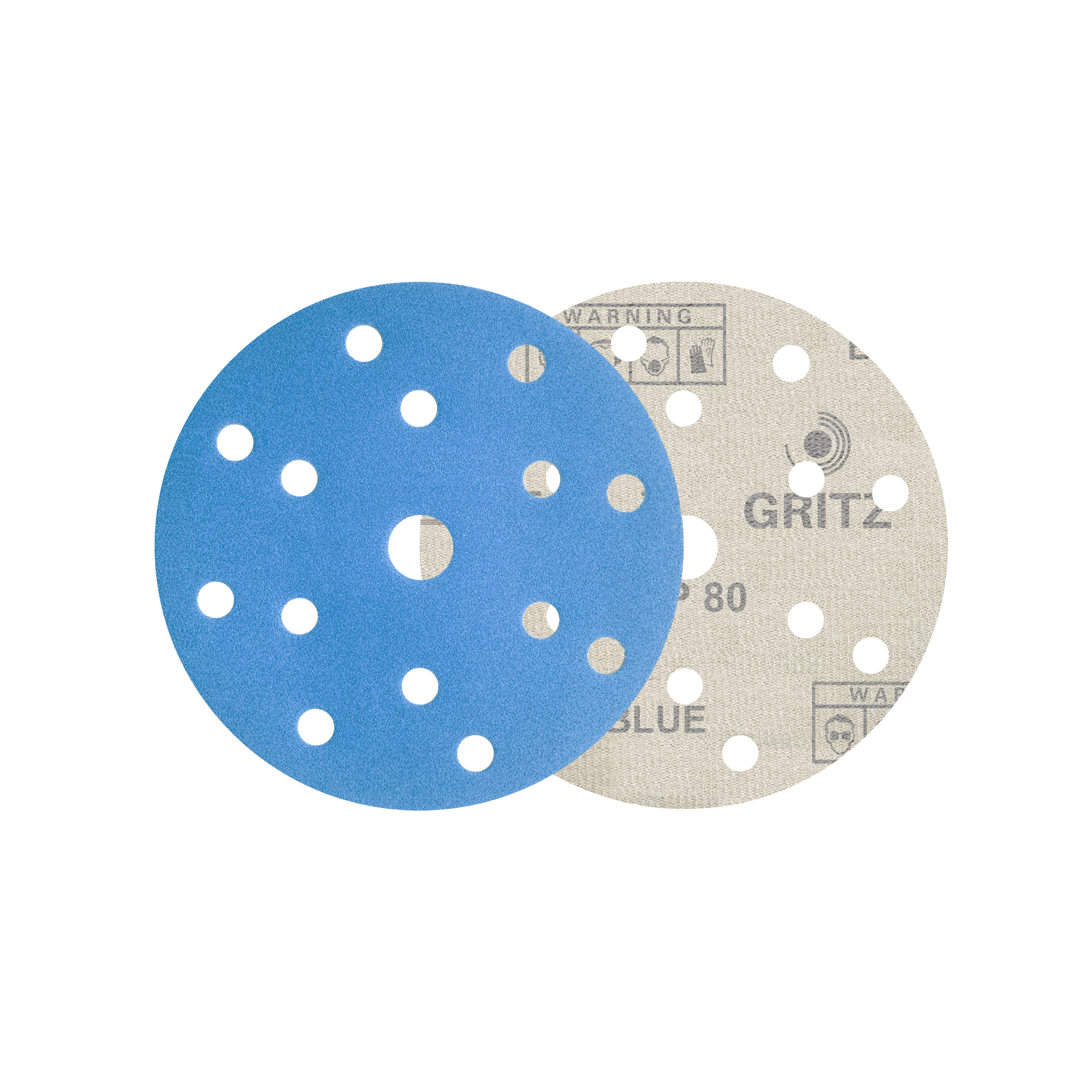 Blue velcro disc